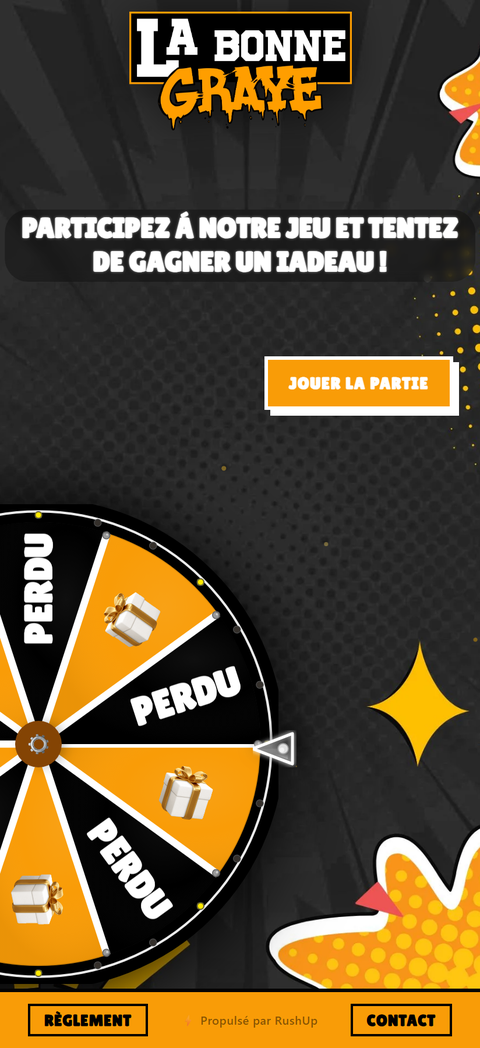 La roue RushUp de La Bonne Graye, à ses couleurs