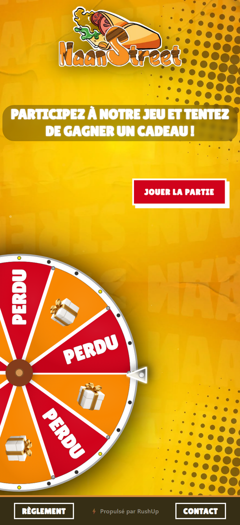 La roue RushUp de Naan Street Lille, à ses couleurs