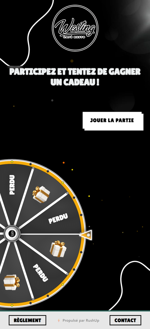 La roue RushUp de Westing Café, à ses couleurs